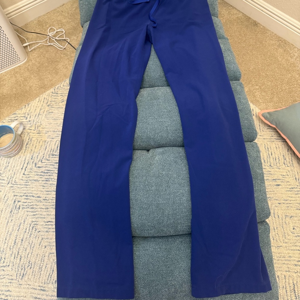 Figs Livingston Tall Scrub Pants in Deep Royal Blue